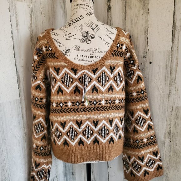 NWT SAM EDELMAN DIXIE FAIR ISLE BENTON SWEATER - Picture 6 of 9